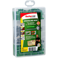 fischer Meister-Box Rund ums Haus rostfrei 531227 Dübel- und Schrauben-Sortiment, 120 St. fischer Meister-Box Rund ums Haus rostfrei 531227 Dübel- und Schrauben-Sortiment, 120 St.
