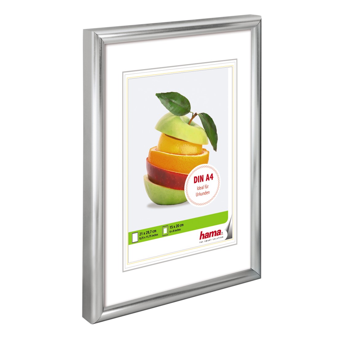 hama Bilderrahmen Sevilla silber 21,0 x 29,7 cm, 1 St