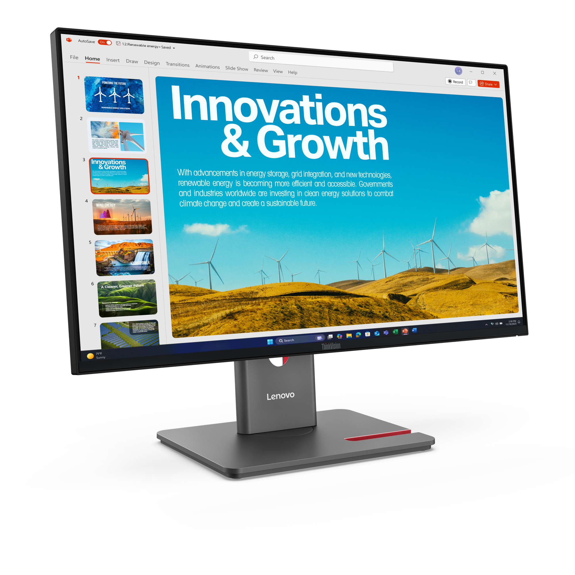 Lenovo ThinkVision P24QD-40 24 Zoll QHD
