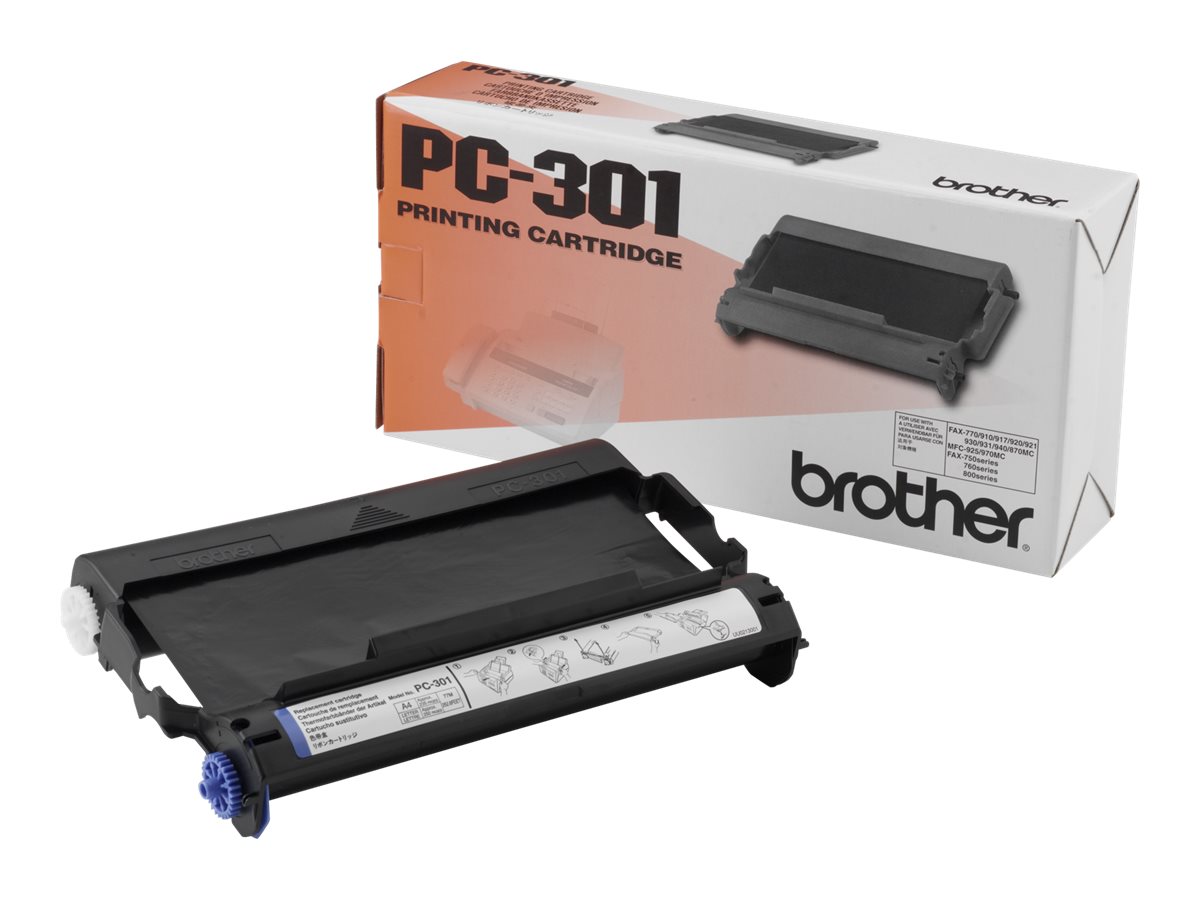 brother PC-301 schwarz Thermo-Druckfolie, 1 Rolle brother PC-301 schwarz Thermo-Druckfolie, 1 Rolle