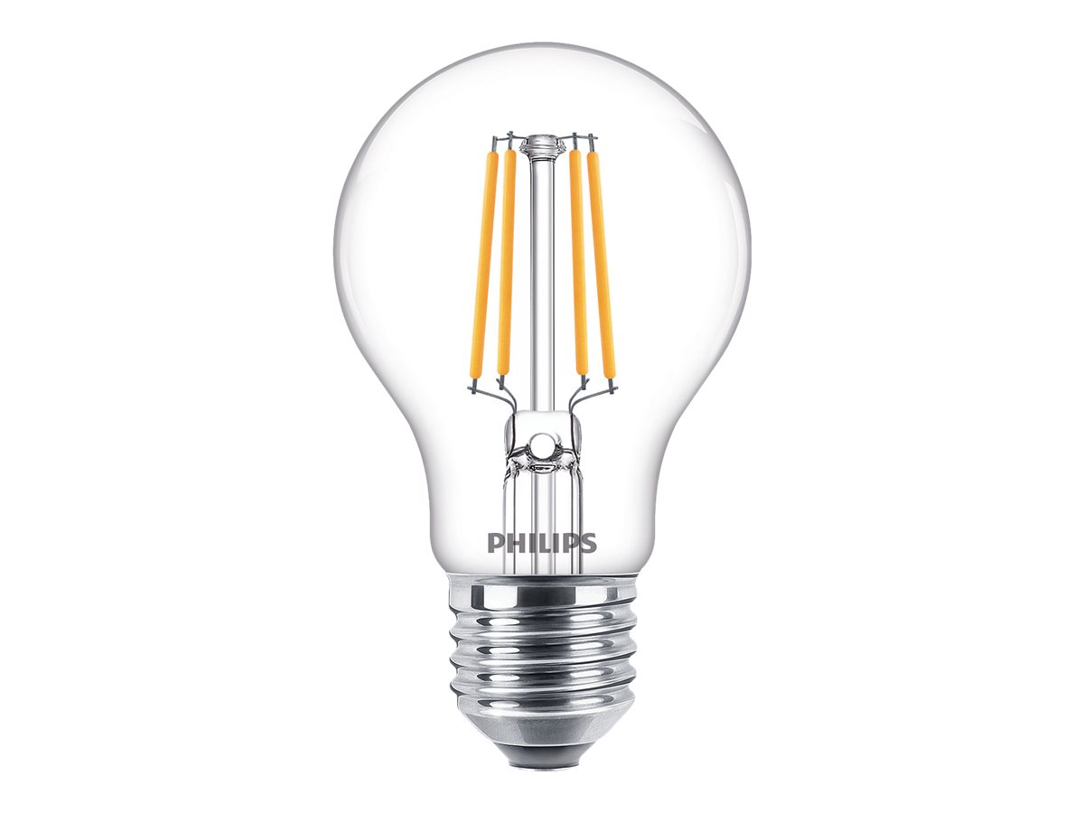 Philips LED classic Lampe 40W E27 Warmweiß 470lm klar 3er P Philips LED classic Lampe 40W E27 Warmweiß 470lm klar 3er P