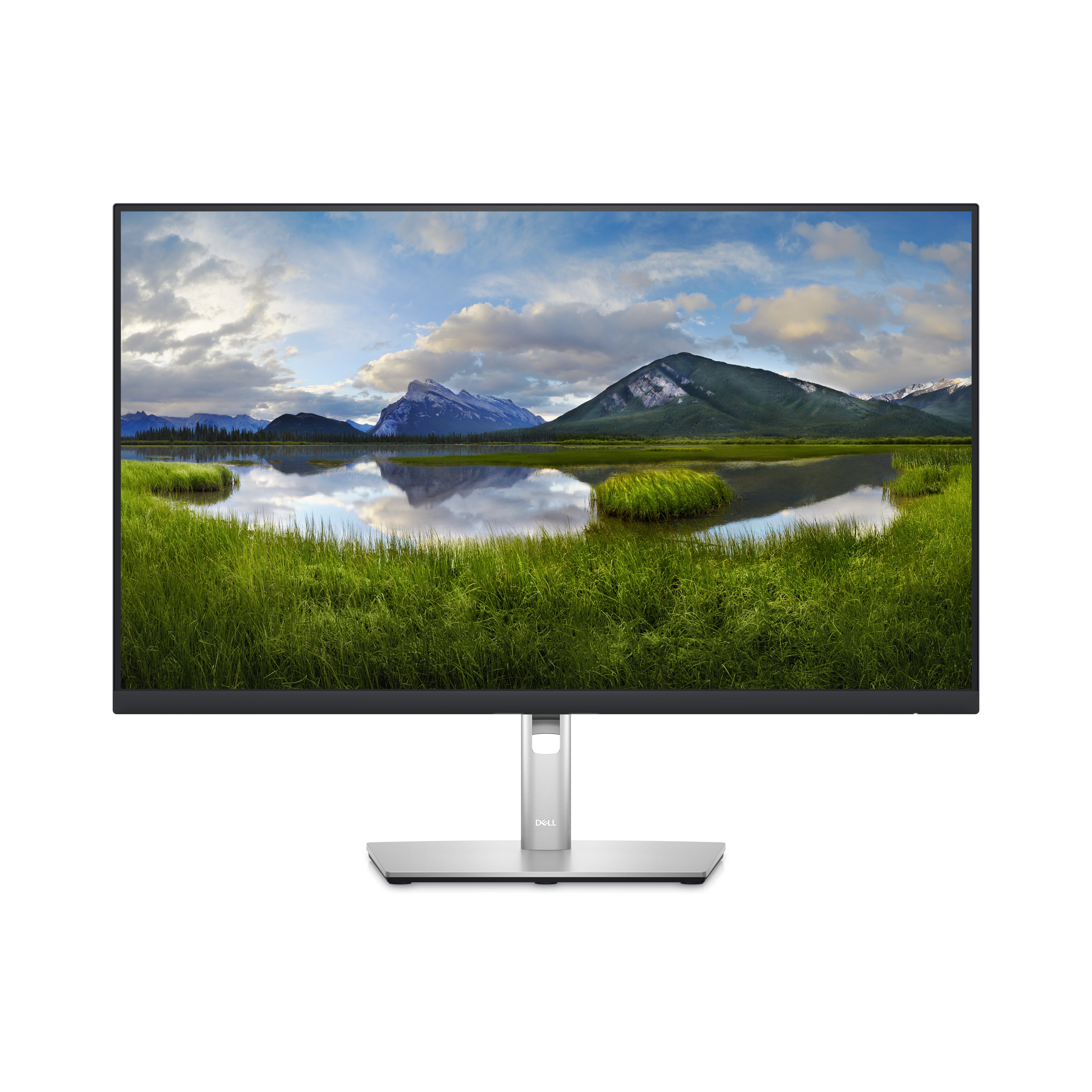 68,6cm27 2560x1440 Dell P2723D 169 5ms IPS DisplayPort HDMI USB VESA Pivot QHD SilverBlack