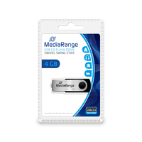 MediaRange USBStick schwarz, silber 4 GB, 1 St