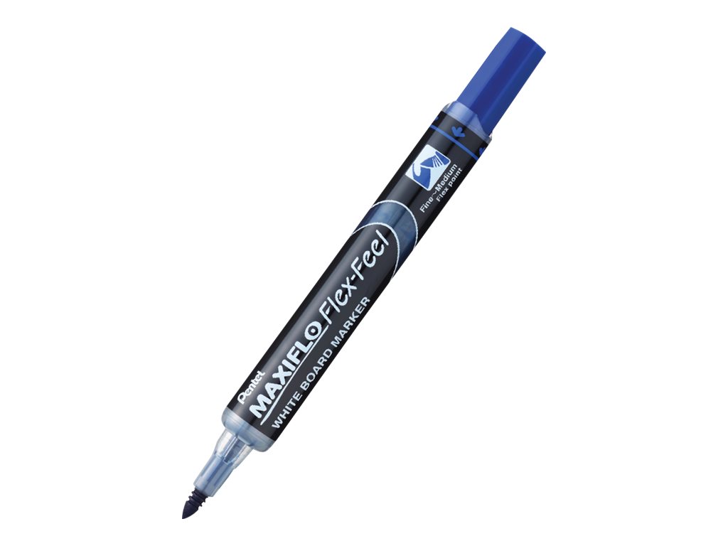 Pentel MAXIFLO Flex-Feel Whiteboard-Marker blau 2,0 - 5,0 mm, 1 St. Pentel MAXIFLO Flex-Feel Whiteboard-Marker blau 2,0 - 5,0 mm, 1 St.