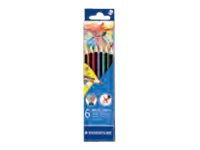 STAEDTLER Noris® colour 185 Buntstifte farbsortiert, 6 St.
