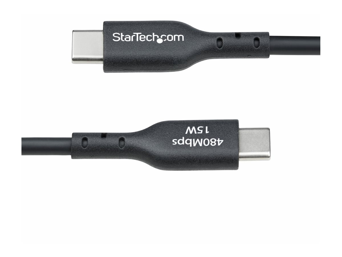 STARTECH.COM 2m USB-A auf USB-C Ladekabel USB-A auf Typ-C Ladekabel 3A Schnellladekabel USB 2.0 Datenubertragung M/M