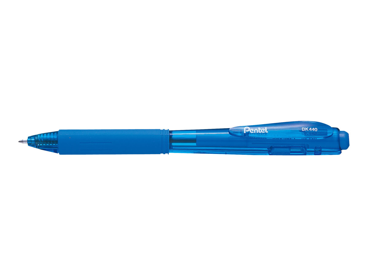 Pentel Kugelschreiber BK440 hellblau/transparent, Schreibfarbe: hellblau, 1 St. Pentel Kugelschreiber BK440 hellblau/transparent, Schreibfarbe: hellblau, 1 St.