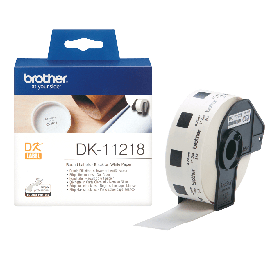 DK11218 BROTHER QL550 Etikettenrolle