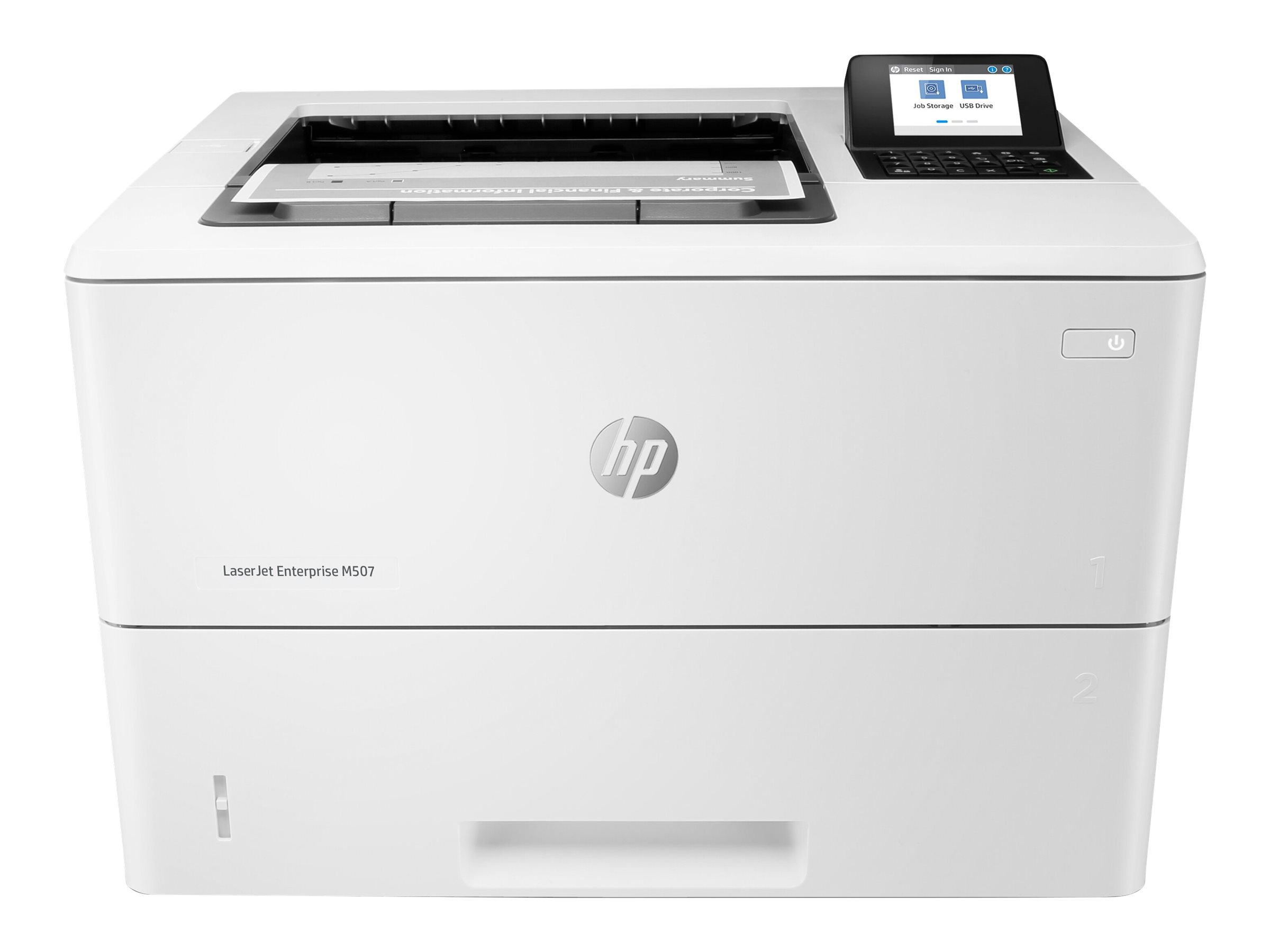 HP LaserJet Enterprise M507dn Printer Mono Duplex laser A4 1200x1200dpi 50ppm 650sheets USB LAN HP LaserJet Enterprise M507dn Printer Mono Duplex laser A4 1200x1200dpi 50ppm 650sheets USB LAN