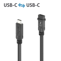 PureLink MicroX4 USBC auf USBC Verlaengerungskabel USB4 Gen2x2 20Gbps, 3,00 m