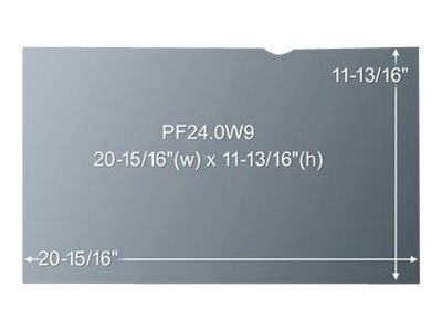 3M Blickschutzfilter PF240W9B für 61,0cm 24Zoll Breitbild-Monitor 16:9