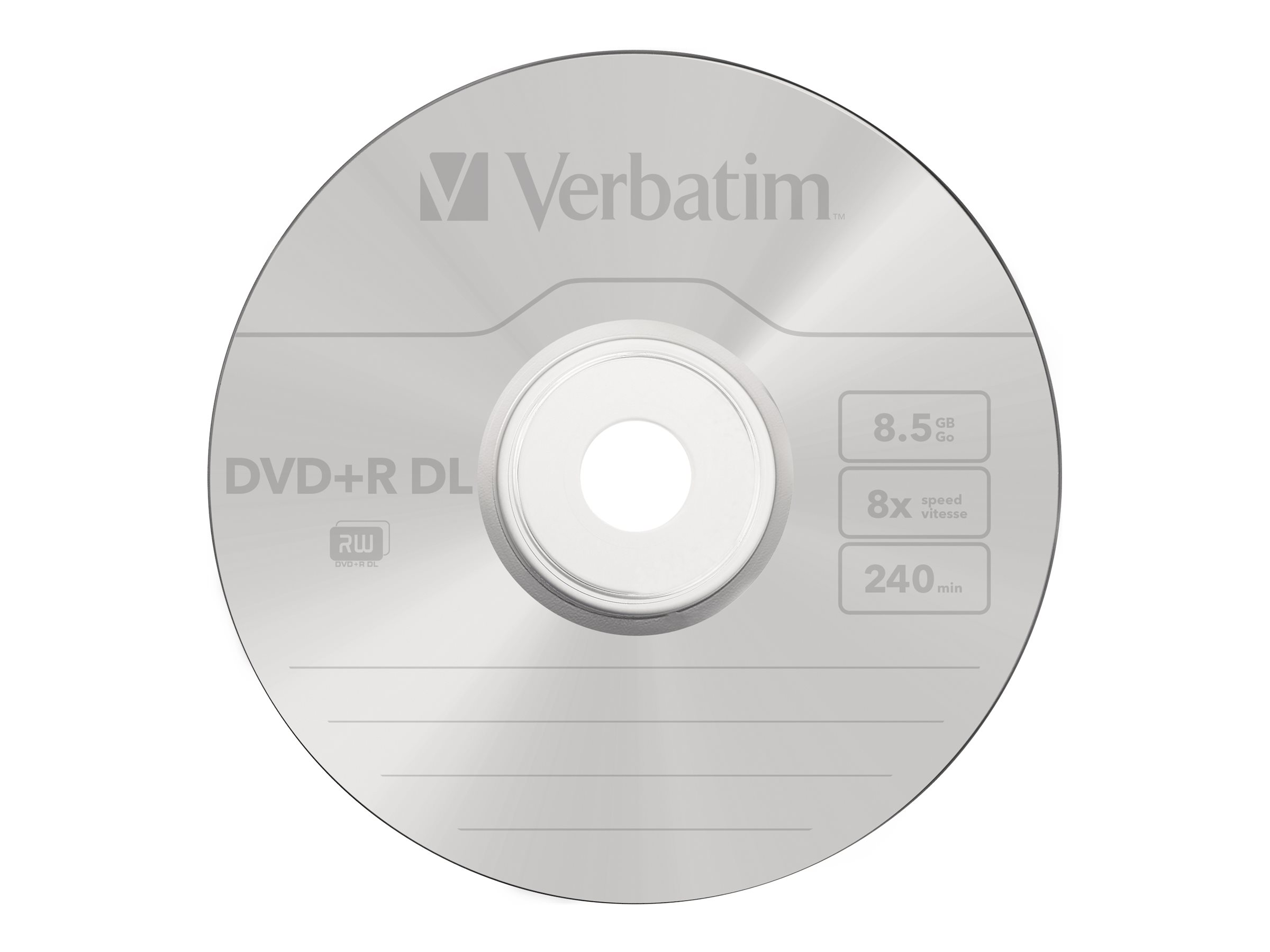 Verbatim DVD+R Rohlinge Double Layer 8.5GB Datenspeicher (10er Pack)