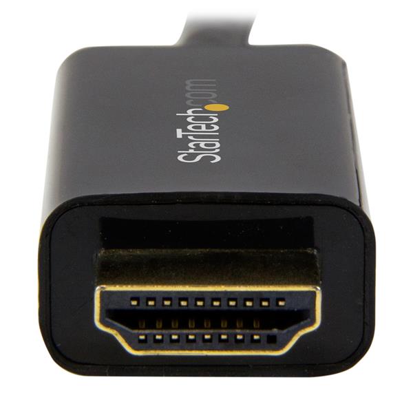 STARTECHCOM Mini DisplayPort auf HDMI Adapterkabel Mini DP zu HDMI Adapter Kabel 5m Ultra HD 4K 30Hz Schwarz