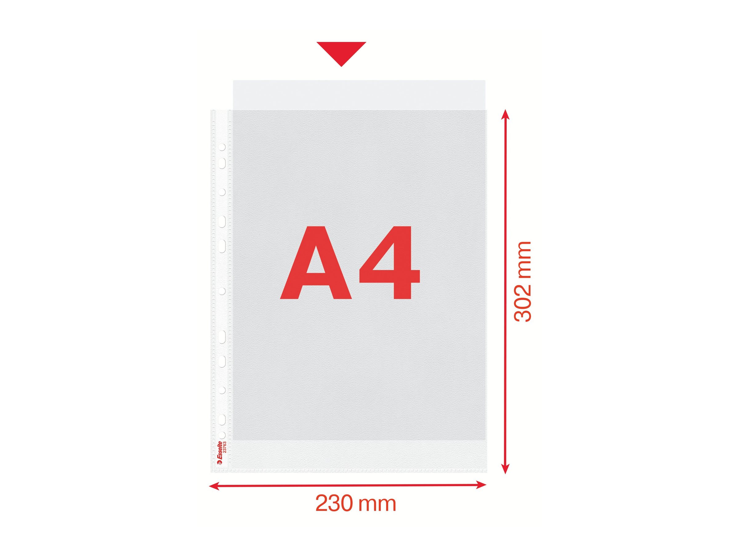 100 Esselte Prospekthuellen DIN A4 transparent genarbt 0,09 mm 100 Esselte Prospekthuellen DIN A4 transparent genarbt 0,09 mm