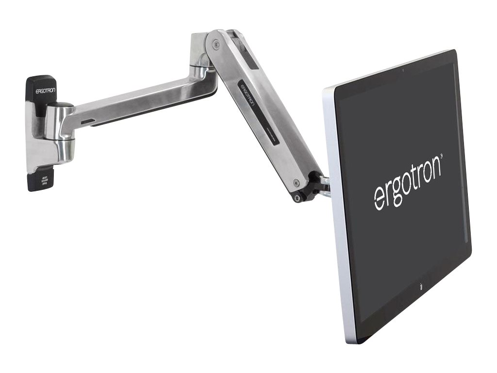 ERGOTRON LX HD Sit-Stand Wall Mount LCD Arm max 13,6kg. anheben 51cm neigen 80 Grad schwenken 360 Grad drehen 90 Grad