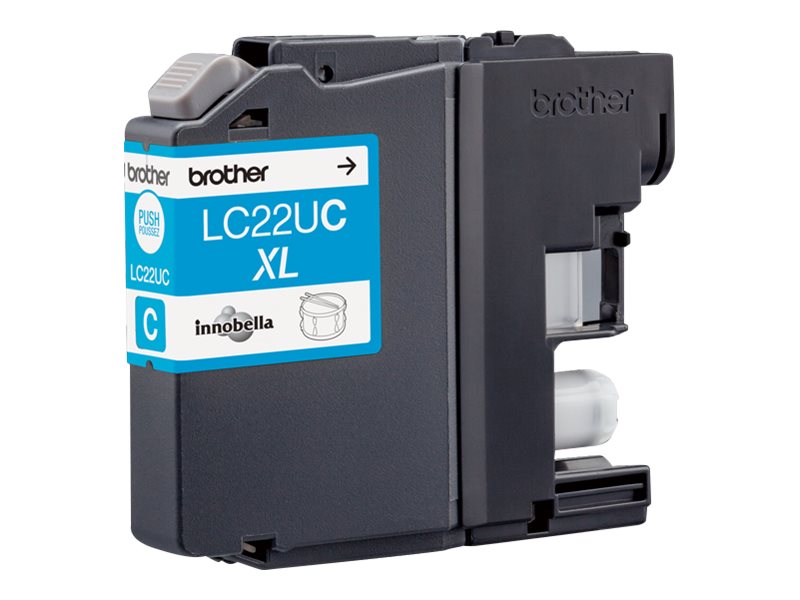 LC22UC BROTHER MFC Tinte cyan 1200Seiten LC22UC BROTHER MFC Tinte cyan 1200Seiten