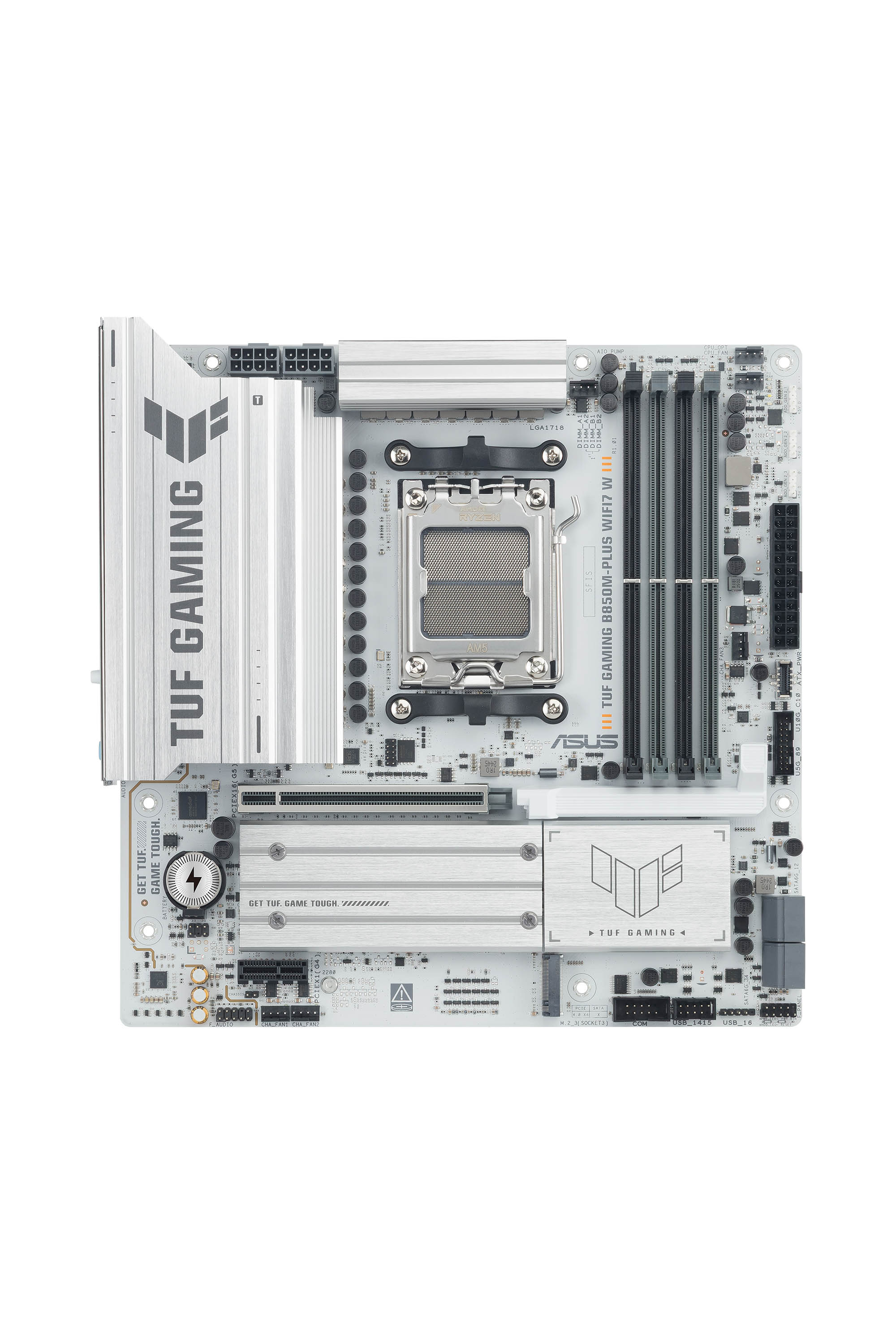ASUS AMD TUF GAMING B850MPLUS WIFI7 W MicroATX motherboard DDR5 PCIe 50 3xM2 1xHDMI 1xDisplayPort