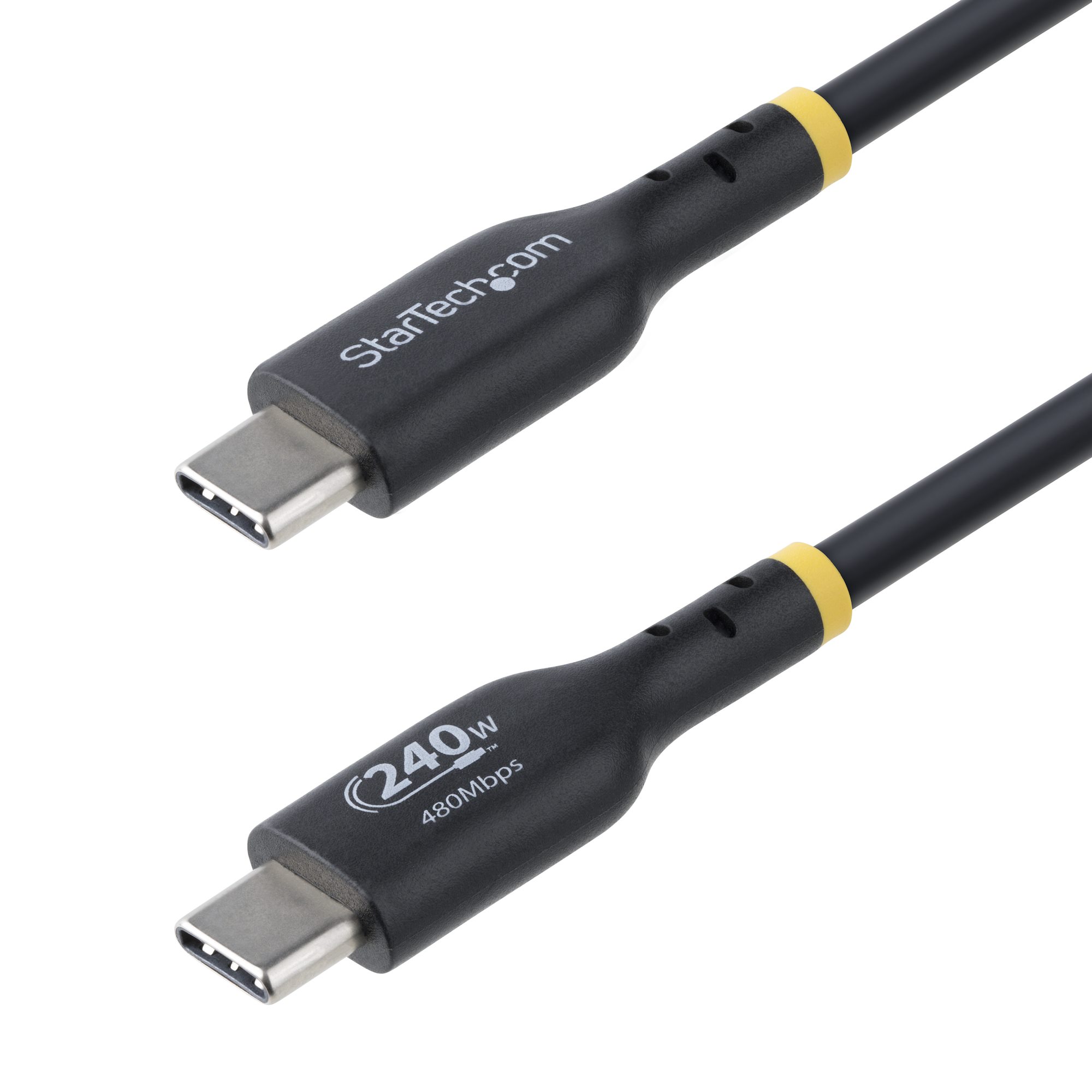 STARTECHCOM 3meter USBC Ladekabel USBIF zertifiziert USB C Schnellladekabel 240W PD EPR USB C 20 LaptopLadekabel