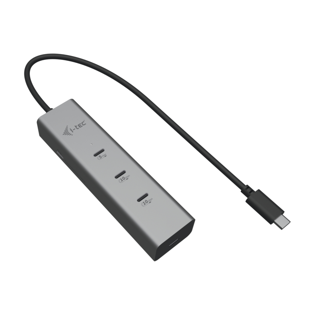 ITEC USBC Charging Metal HUB 5port with USBC video 8K 1xUSBC videoData 1xUSBC PDData 1xUSBC 32 Gen1 2xUSBC 32 Gen2 PD85W