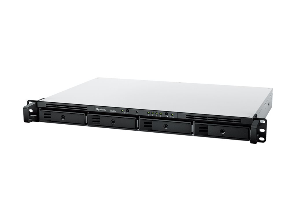 SYNOLOGY RS422+ 4-Bay NAS-Rackmount AMD Ryzen 5 1600 dual-core 2.6GHz 2GB DDR4 ECC SYNOLOGY RS422+ 4-Bay NAS-Rackmount AMD Ryzen 5 1600 dual-core 2.6GHz 2GB DDR4 ECC