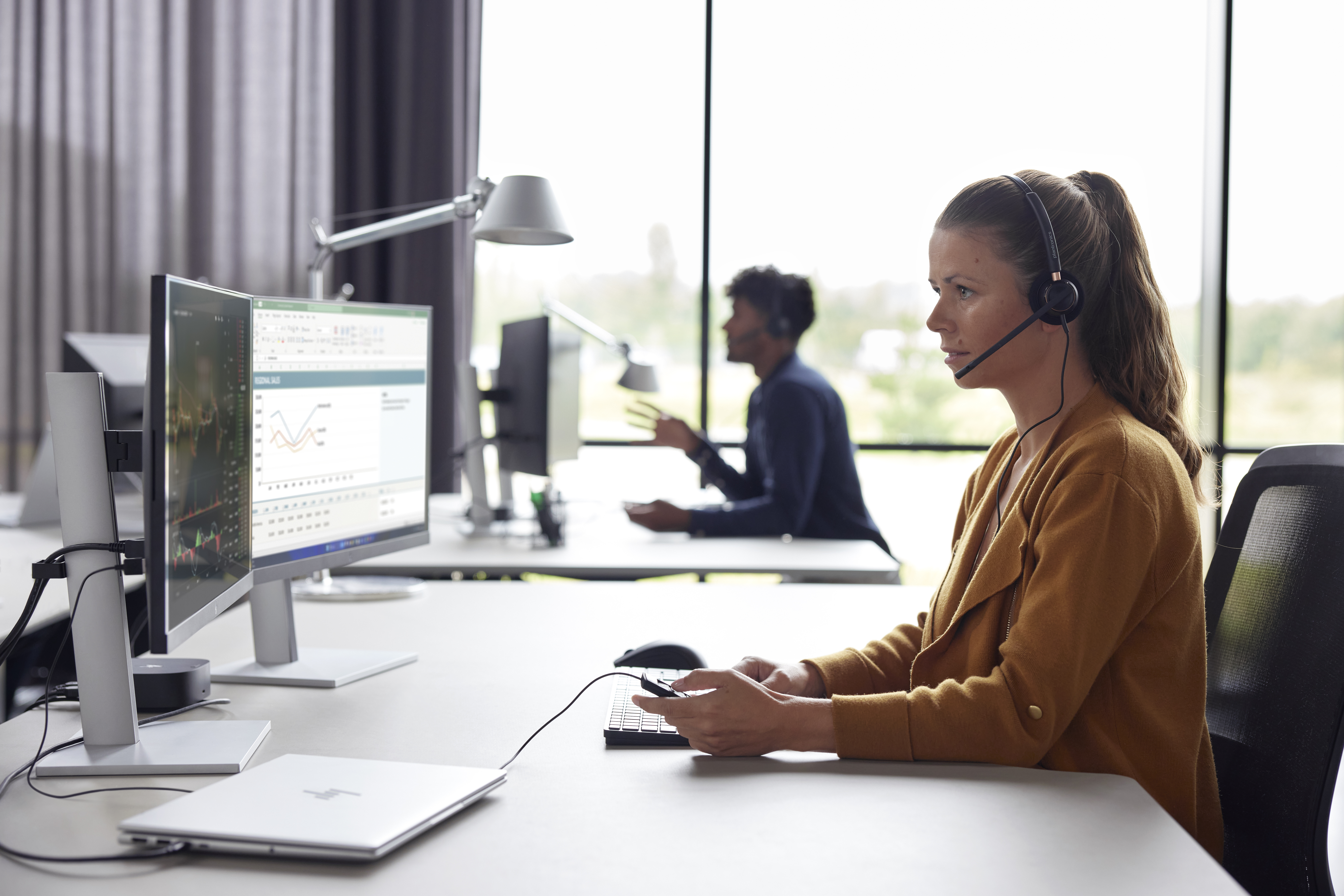 HP Poly EncorePro 525 USBA Stereo Headset