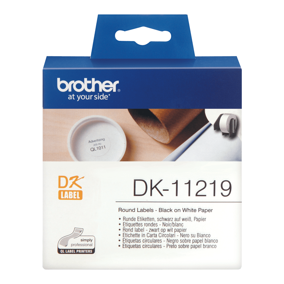 DK11219 BROTHER QL550 Etikettenrolle