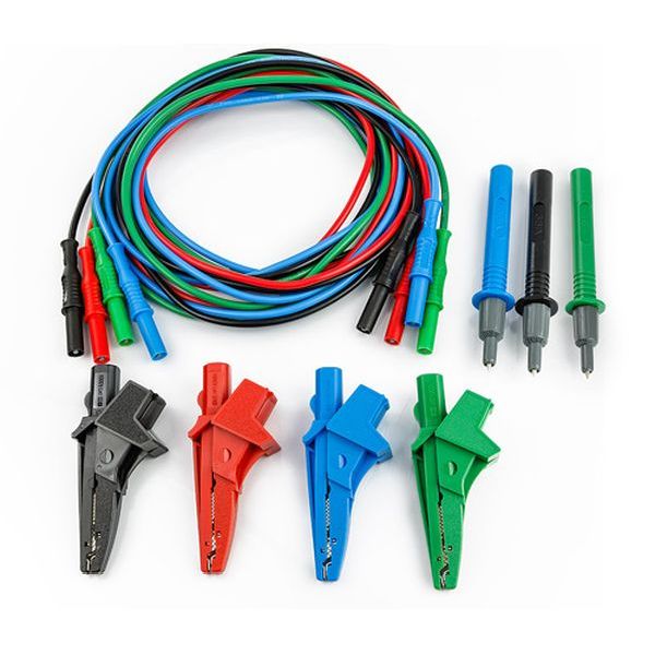 HT Instruments Messleitungsset 4 Messleitungen 4 Krokodilklemmen