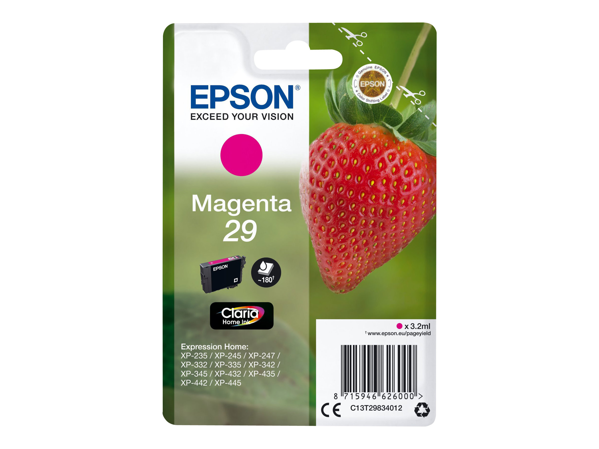 C13T29834012 EPSON XP Tinte magenta ST