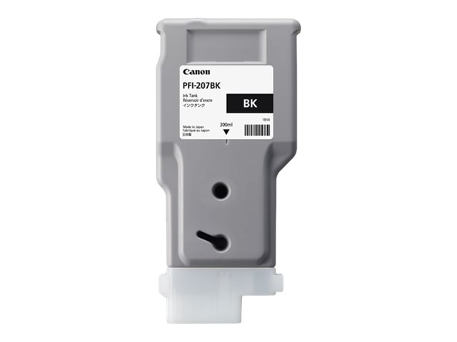 CANON PFI-207BK Tinte schwarz Standardkapazität 300ml 1er-Pack CANON PFI-207BK Tinte schwarz Standardkapazität 300ml 1er-Pack