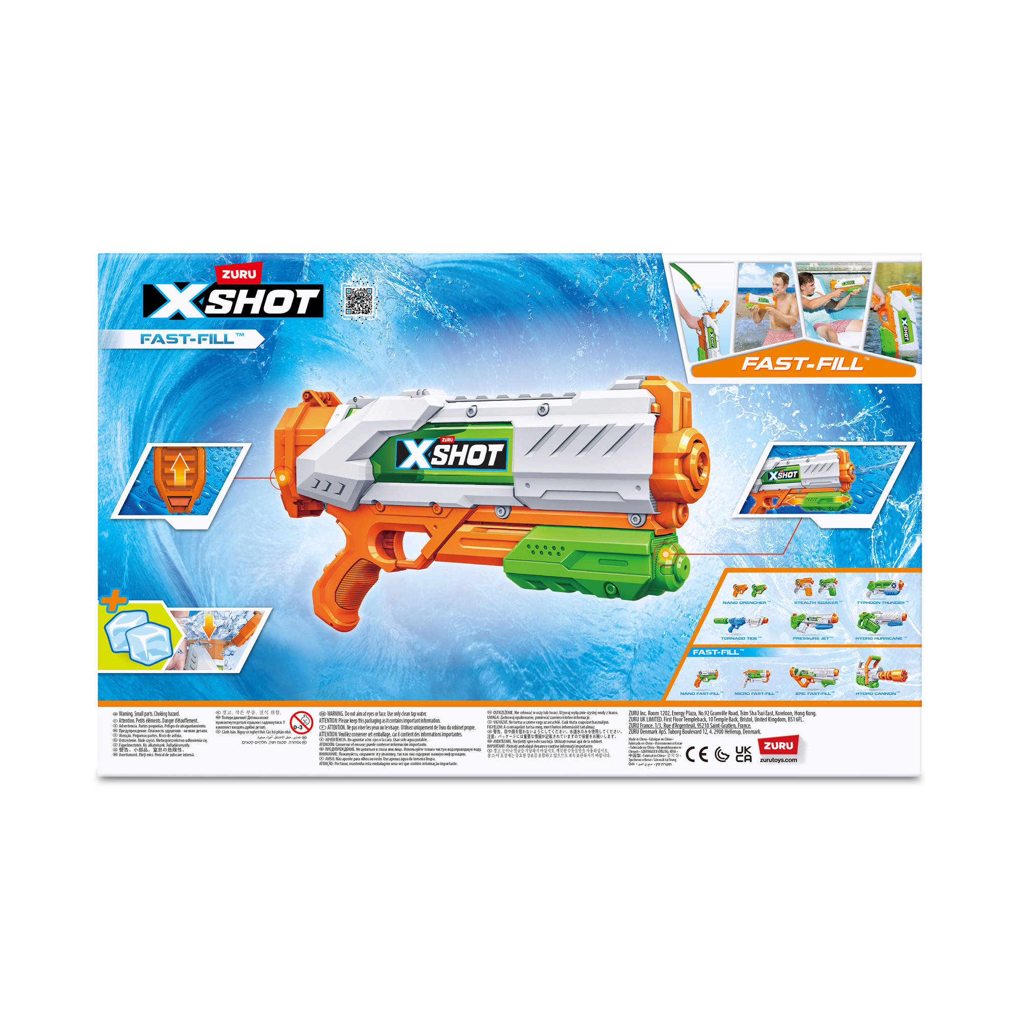 ZURU Wasserpistole XSHOT Fast Fill mehrfarbig, 1 St