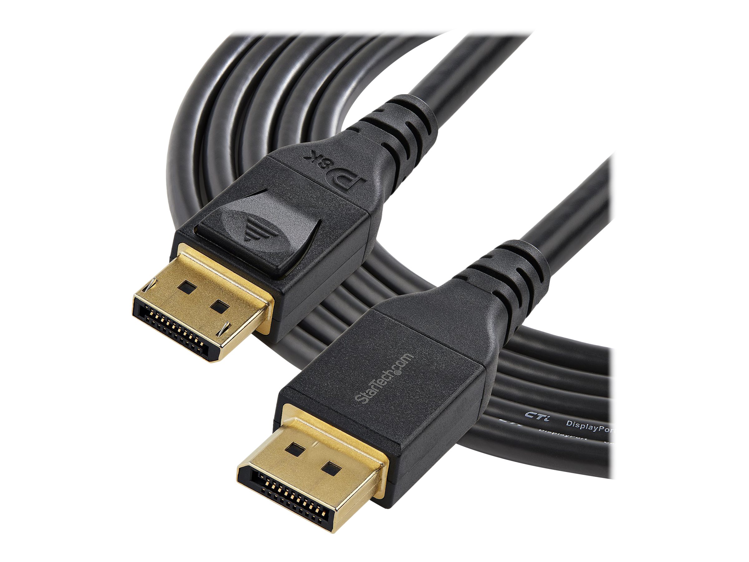 STARTECH.COM 4m 13.1ft DisplayPort 1.4 Cable VESA Certified 8k 60Hz HBR3 HDR Latching DP Connectors Lifetime Warranty