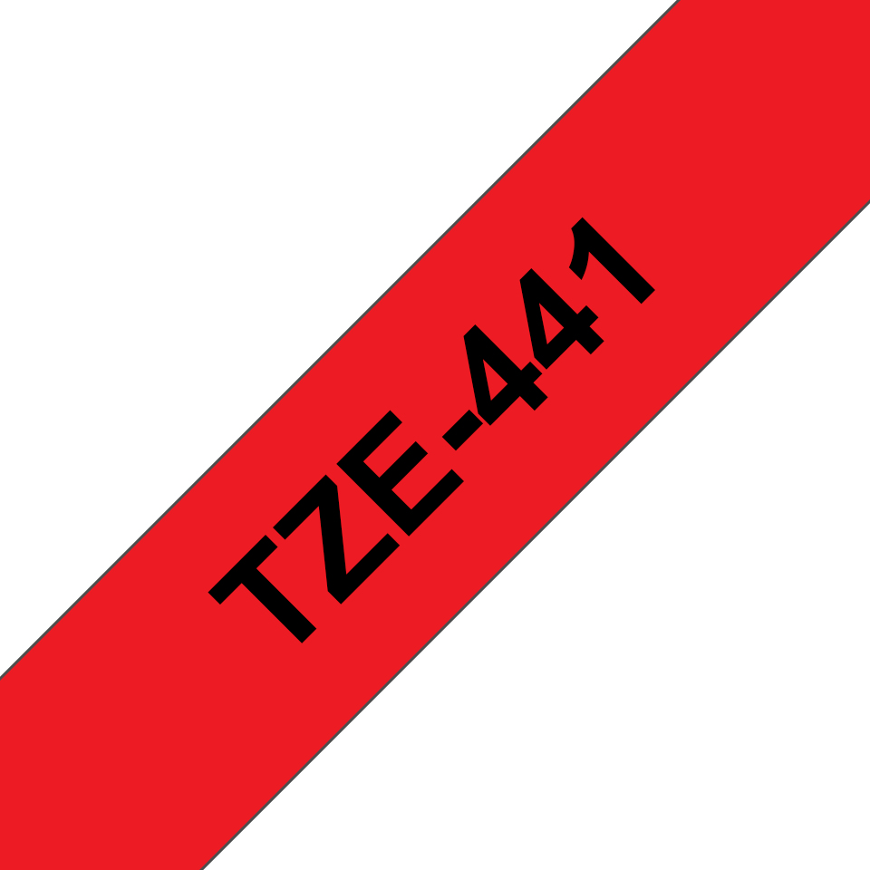 TZE441 BROTHER PT Schriftband 18mm rot