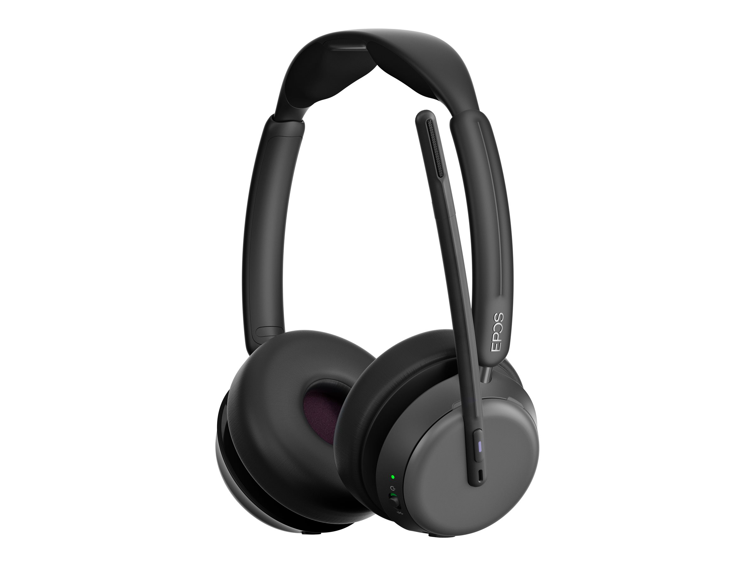 EPOS IMPACT 1060T ANC Stereo Bluetooth Headset mit Active Noice Cancelling (ANC) USB-A Dongle Tasche USB-C Kabel Teams zertifiziert