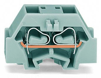 Wago 4 Leiter Klemme 260-331 1,5qmm grau