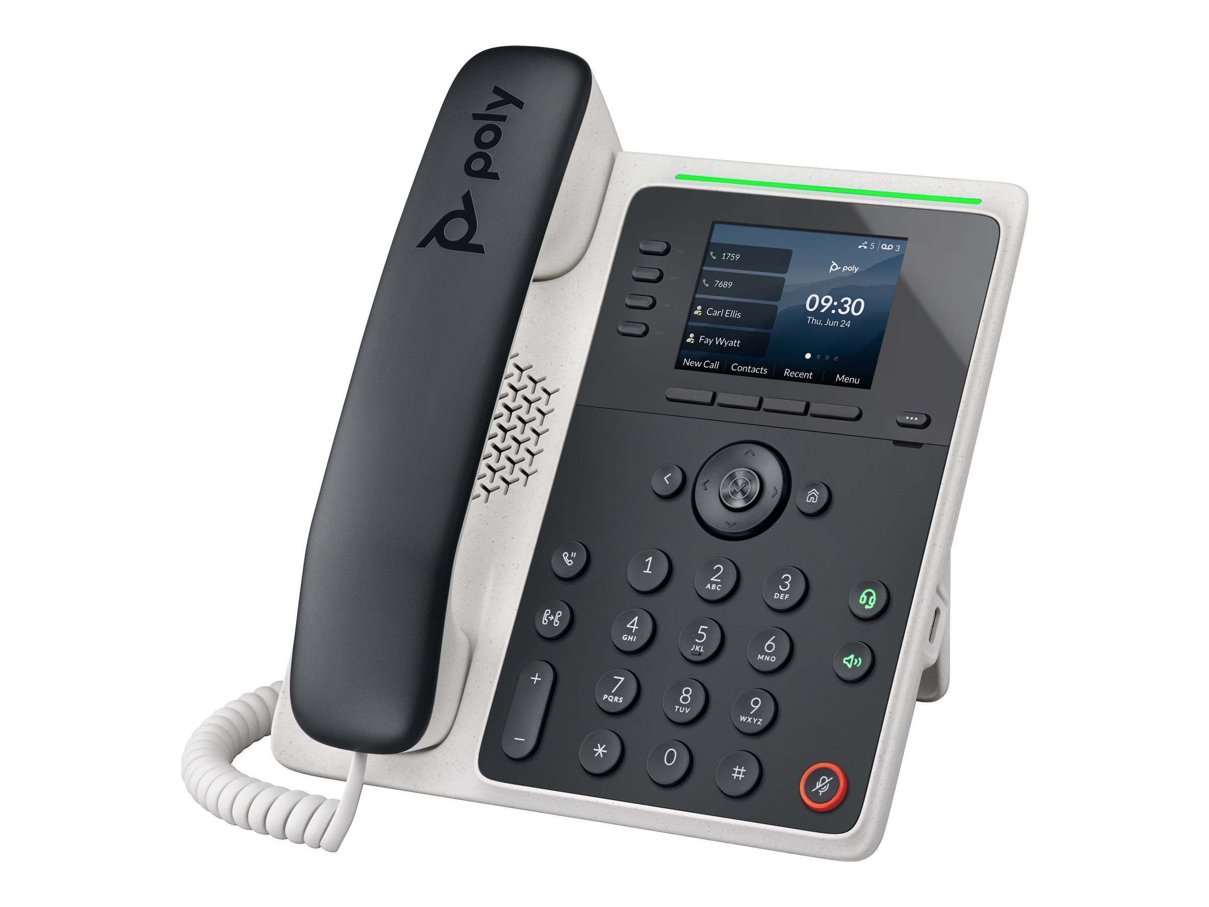 HP Poly Edge E220 IP Phone and PoE-enabled HP Poly Edge E220 IP Phone and PoE-enabled