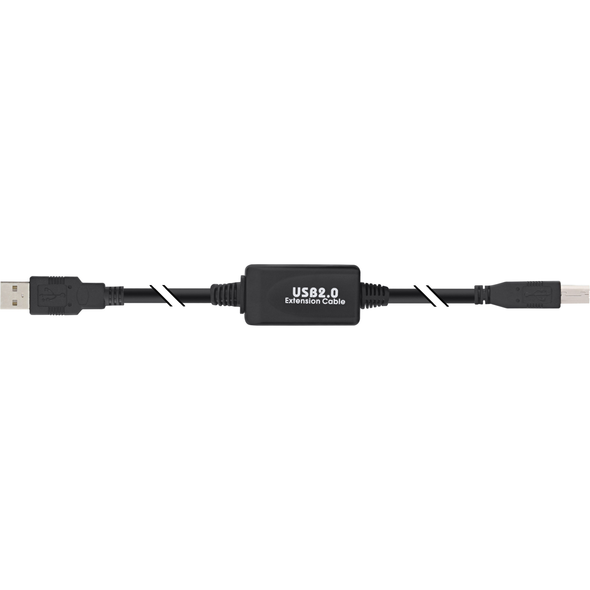 INLINE USB 2.0 Aktivkabel mit Signalverstaerkung St A an St B 10m