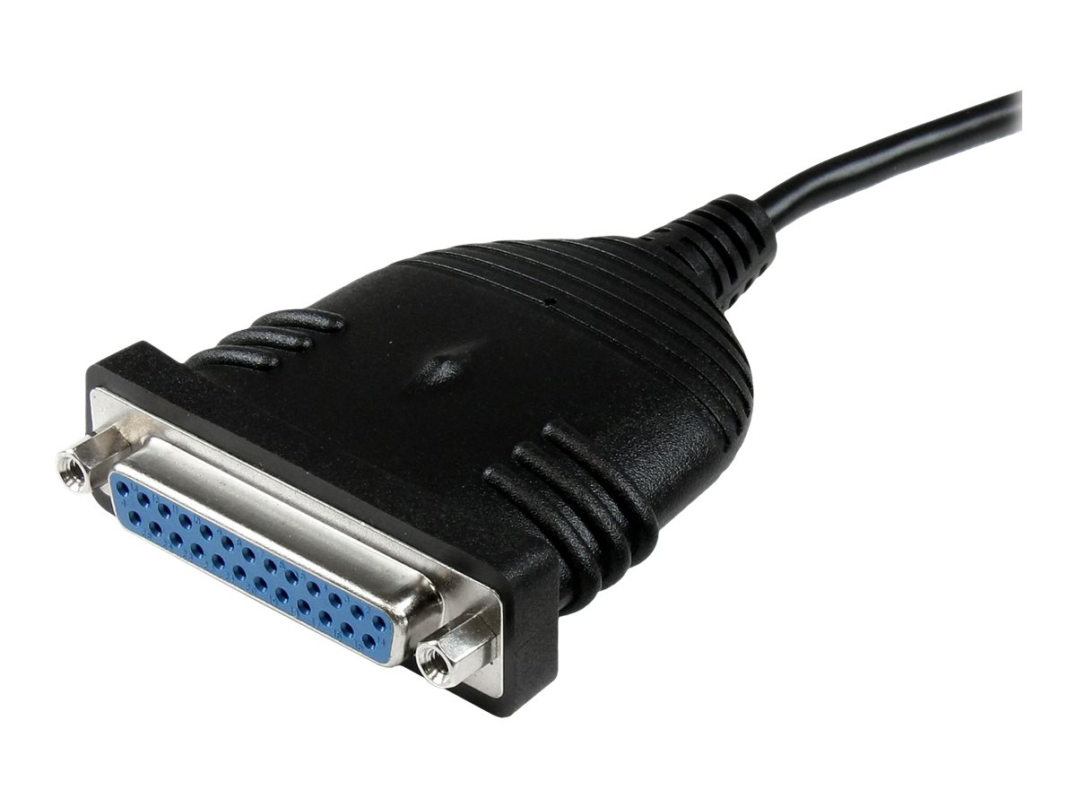 StarTech.com USB auf Parallel Adapter Kabel 1,8m - Centronics / DB25/ IEEE1284 Druckerkabel zu USB - Stecker / Stecker - Parallel-Adapter