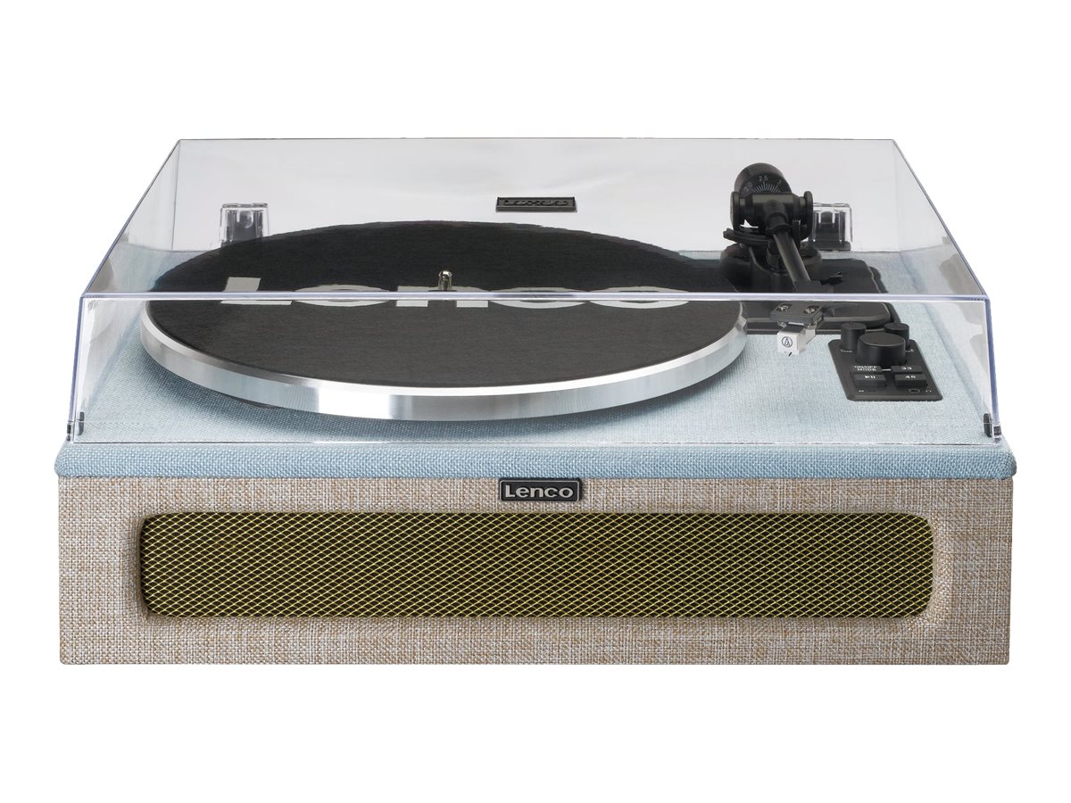 LENCO LS440BUBG Plattenspieler mit 4 Lautsprechern
