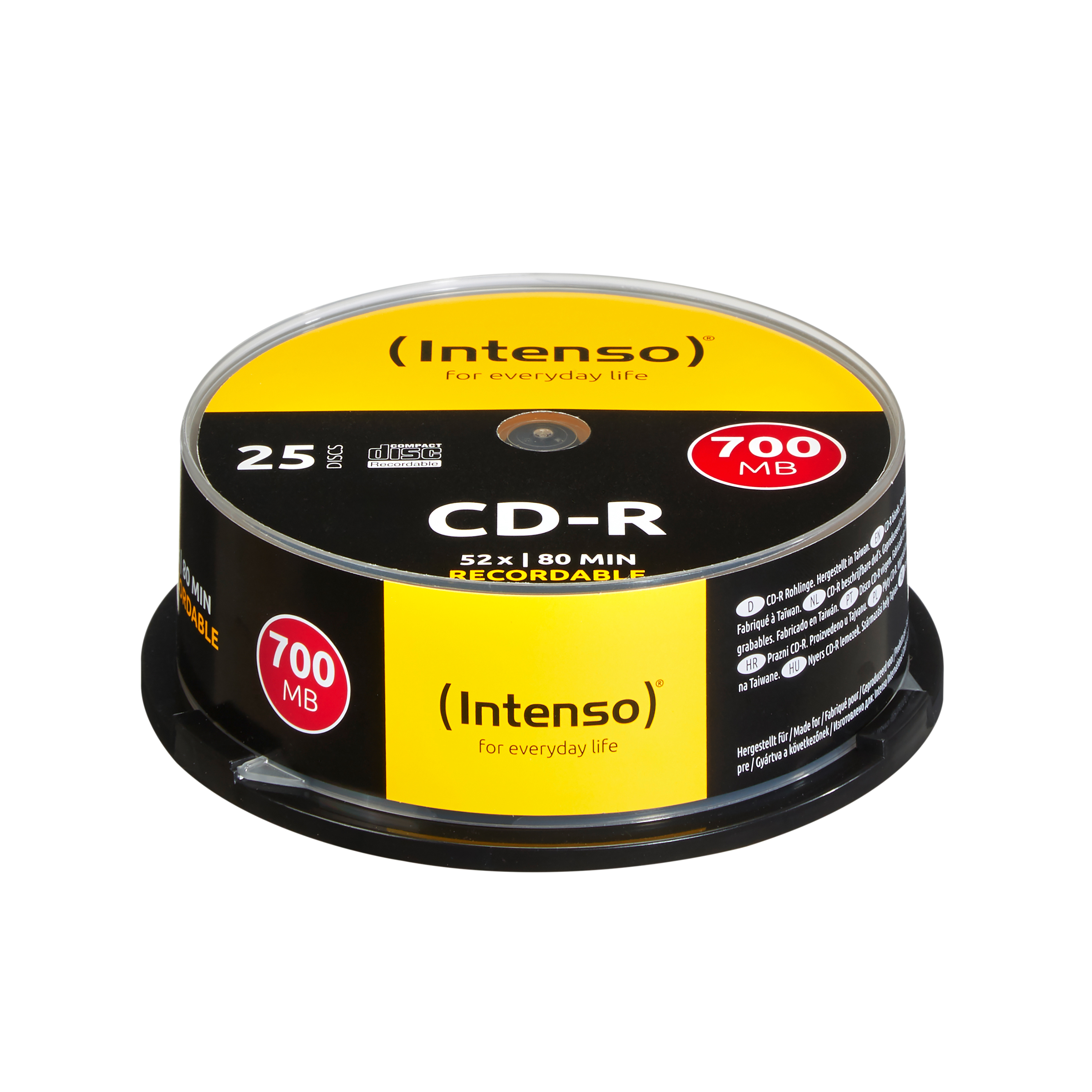 CD-R  Intenso 700MB  25pcs Cake Box 52x