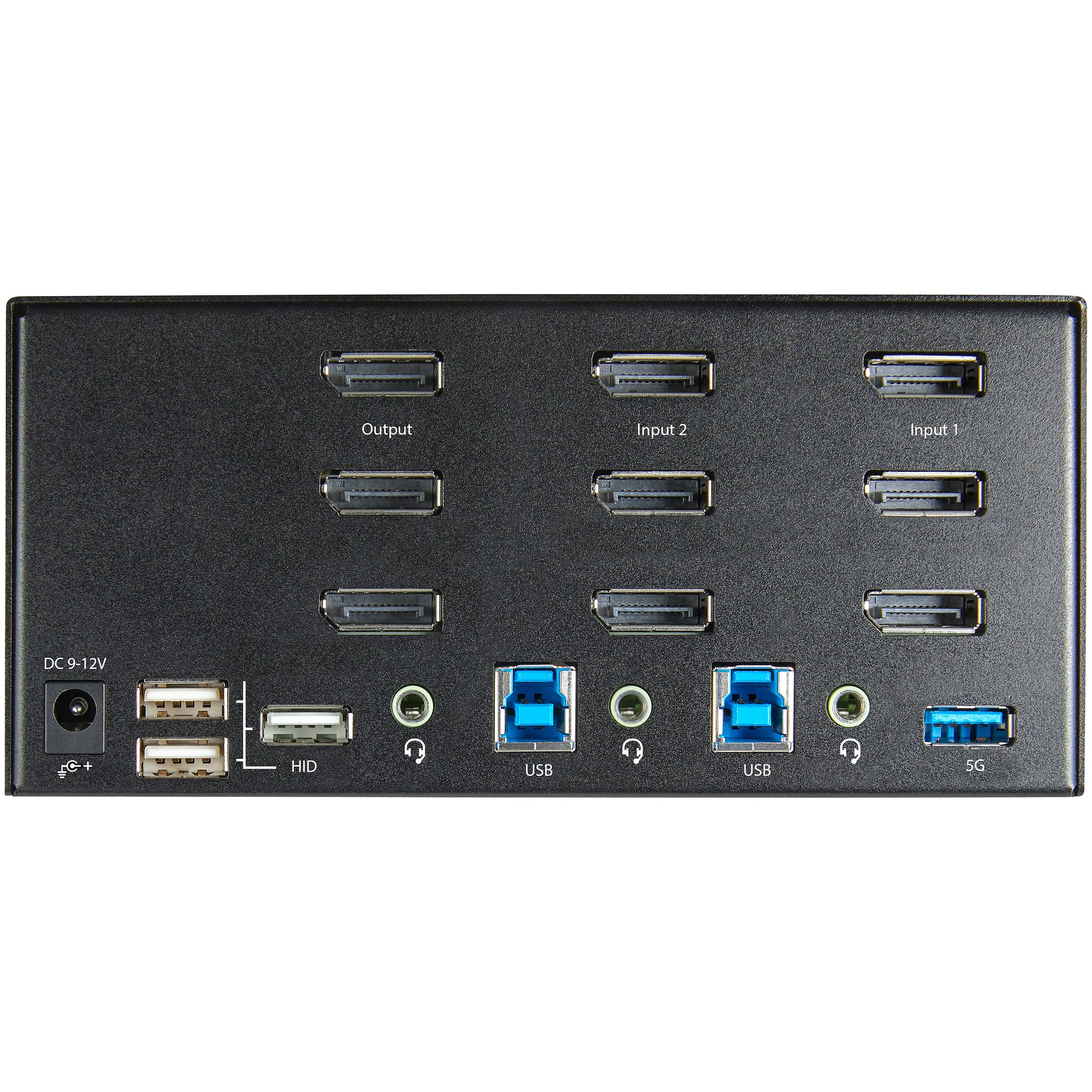 STARTECHCOM 2 Port Triple Monitor DisplayPort KVM Switch 4K 60Hz UHD HDR DP 12 KVM Umschalter