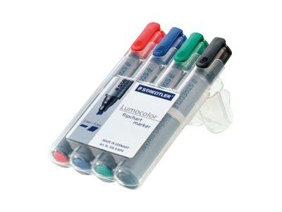 STAEDTLER Lumocolor Flipchart-Marker farbsortiert 2,0 - 5,0 mm, 4 St. STAEDTLER Lumocolor Flipchart-Marker farbsortiert 2,0 - 5,0 mm, 4 St.