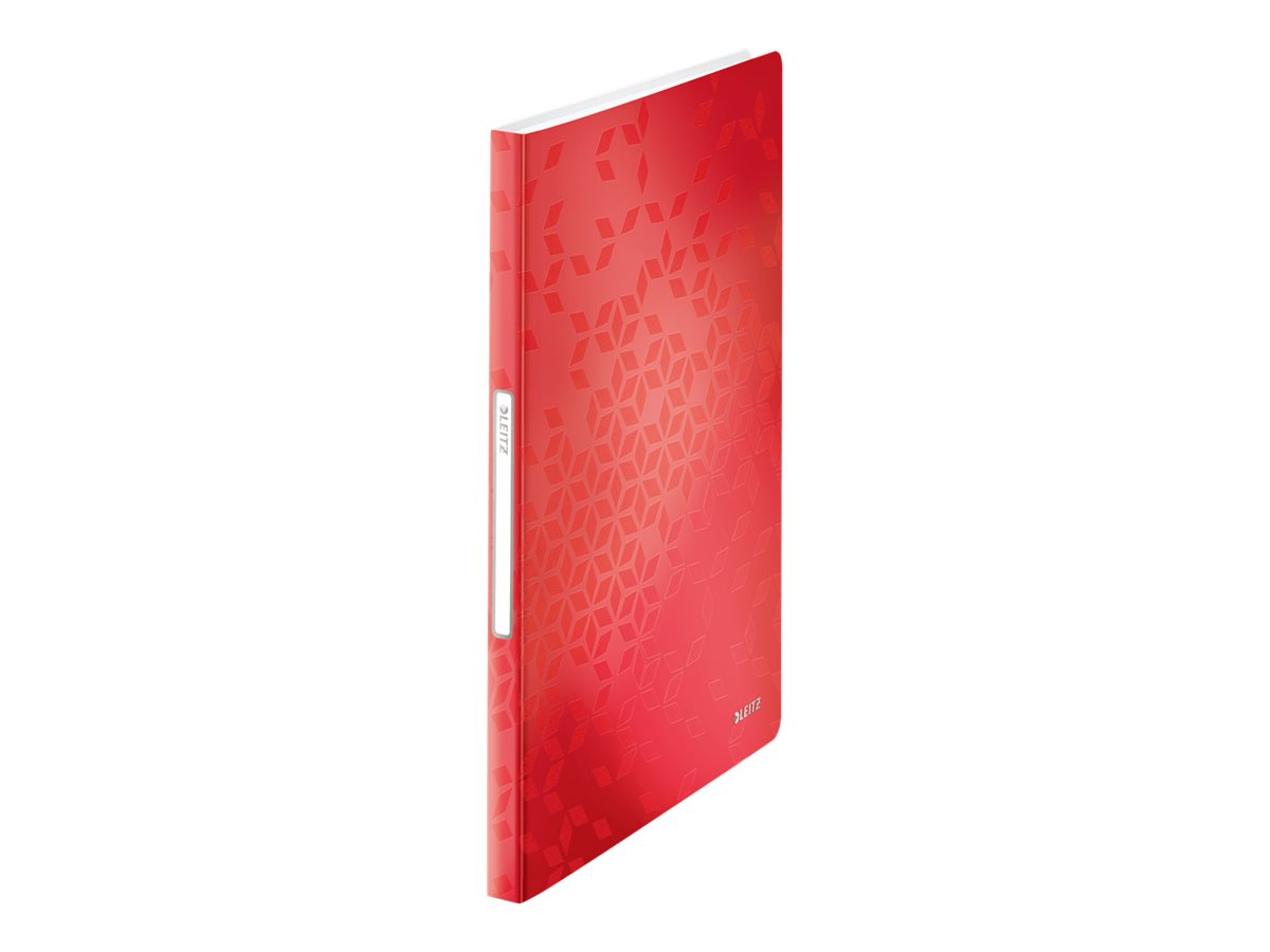 LEITZ WOW Sichtbuch DIN A4, 40 Huellen rot