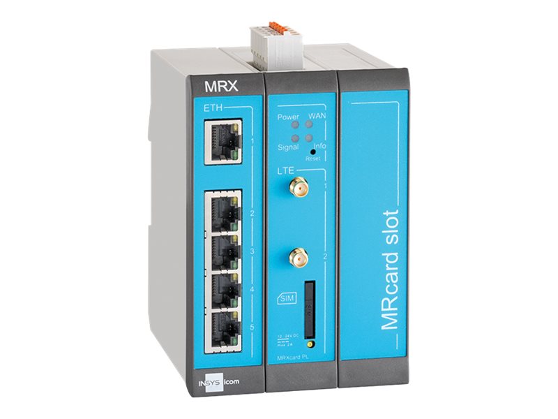INSYS icom MRX3 LTE 1.1 modularer LTE-Router EMEA-Frequenzen VPN-Option INSYS icom MRX3 LTE 1.1 modularer LTE-Router EMEA-Frequenzen VPN-Option