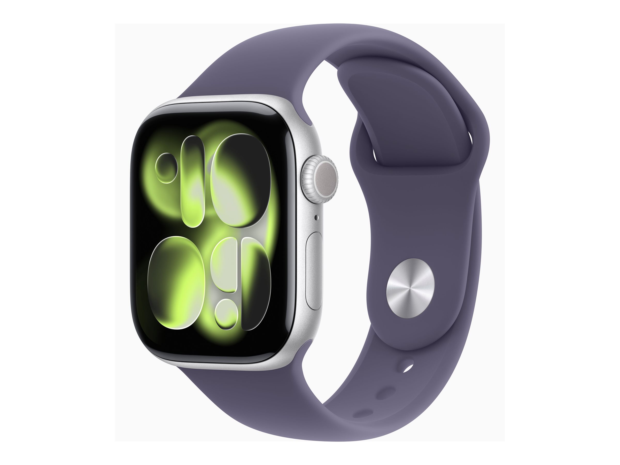 APPLE Watch Series 11 GPS + Cellular 42mm Silver Aluminium Case with Purple Fog Sport Band - S/M APPLE Watch Series 11 GPS + Cellular 42mm Silver Aluminium Case with Purple Fog Sport Band - S/M