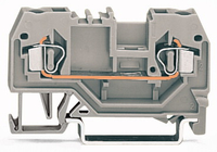 Wago Durchgangsklemme 2-Leiter 280-901 2,5qmm grau