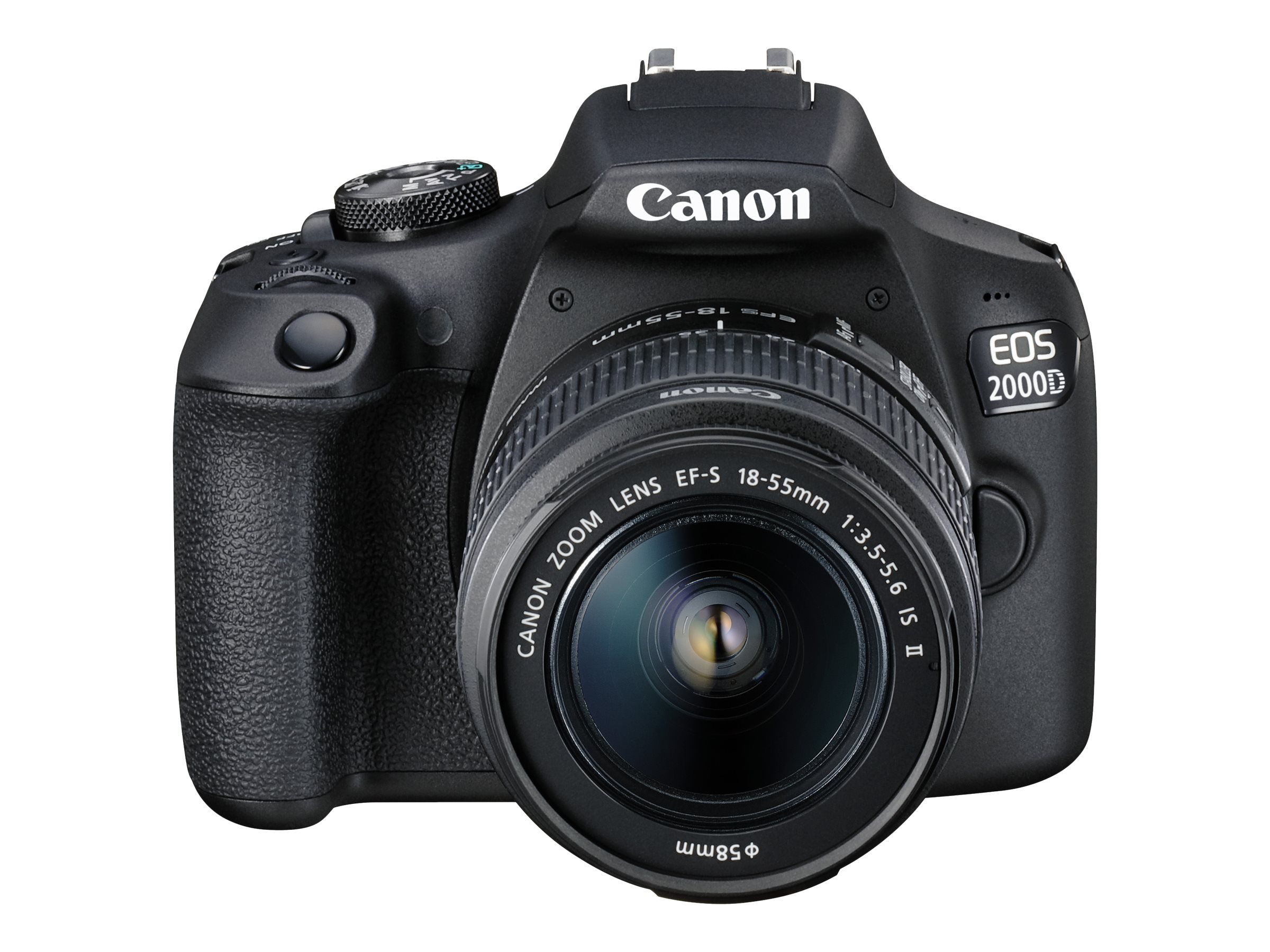 Canon EOS 2000D Kit - Spiegelreflexkamera - 24,1 MP CMOS - Display: 7,62 cm/3 TFT - Schwarz
