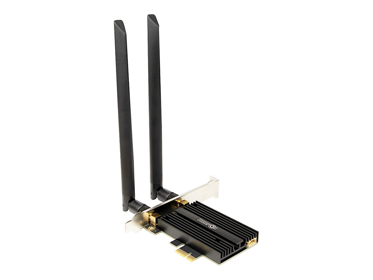Inter-Tech DMG-36 - Netzwerkadapter - PCIe 2.0 - Bluetooth 5.2, 802.11ax (Wi-Fi 6E)