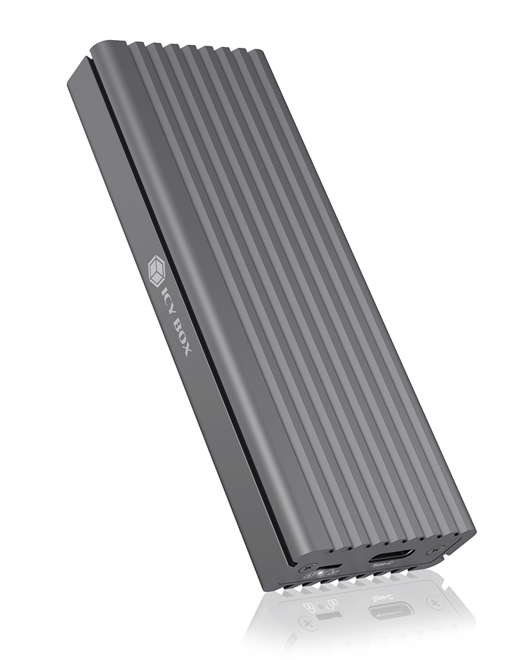 ICY BOX IB1817MC31 Externes USBC 31 Gehaeuse fuer M2 NVMe SSD Aluminium