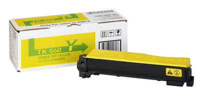 KYOCERA TK-560 Toner gelb Standardkapazität 10.000 Seiten A4 mit 5 Tonerdeckung KYOCERA TK-560 Toner gelb Standardkapazität 10.000 Seiten A4 mit 5 Tonerdeckung