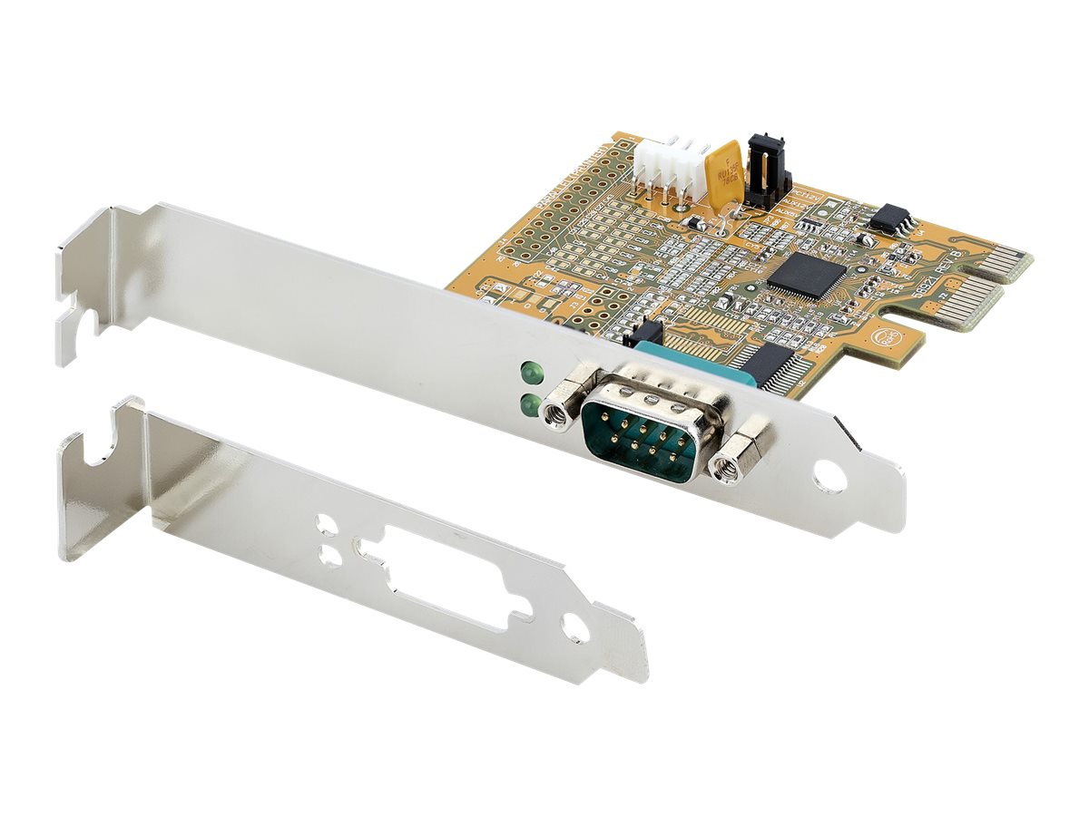 STARTECH.COM PCI Express Serielle Schnittstellenkarte PCIe auf RS232 DB9 Karte Serielle Adapter Karte / Erweiterungskarte